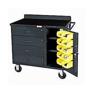 DURHAM All Welded Mobile Bin Cabinet (YL 0601GY)  