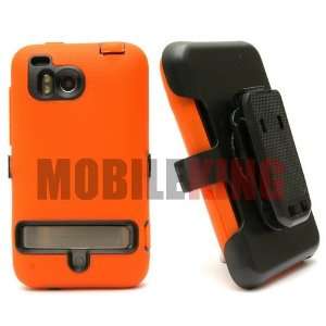  (MOBILE KING) Dual Ultra Rugged Protector Case ¡V Orange 