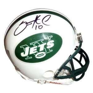 Santonio Holmes Signed Mini Helmet   Replica   Autographed NFL Mini 