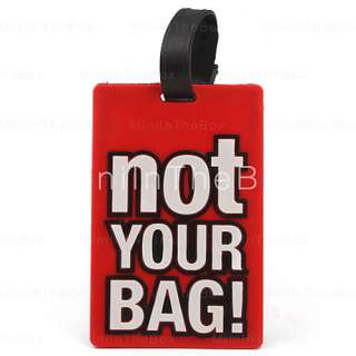 US$ 3.39   Travel Luggage Tag   NOT YOUR BAG (Red),  On 