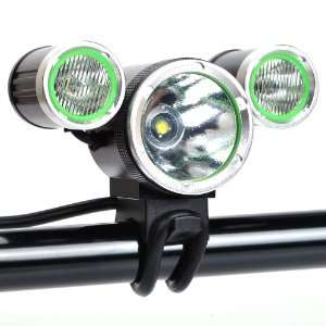   CREE 2400Lm XM L T6 LED +2x XPG R5 LED Bike Bicycle Light Rechargeable