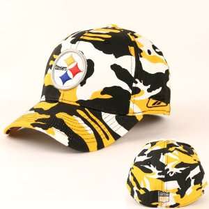   Steelers Camouflage Camo Flex Fit Hat Cap Lid 