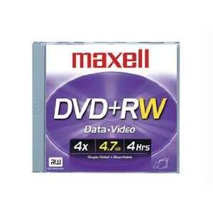  DVD+RW 4.7GB 4X Single Std Jewel Case Electronics