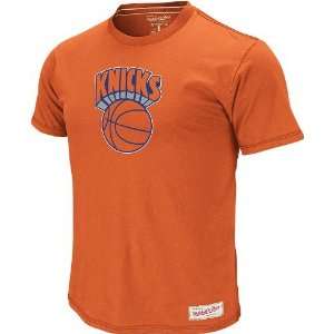  New York Knicks Mitchell & Ness Orange Vintage Team Logo 