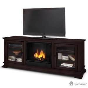  Real Flame Hudson Ventless Gel Fireplace in Espresso