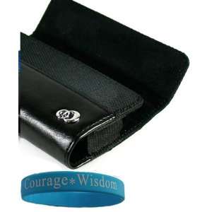  Two Tone Black Belt Clip Carrying Case + wisdom*courage 