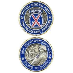  US Army 10th Mountain Division Challenge Coin Everything 