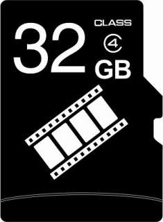 FilmPro 32GB 32G microSD microSDHC SD SDHC Card Class 4 + R10b  