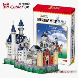 3D Puzzle Cubic Fun Neuschwanstein Castle