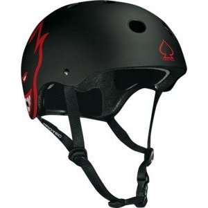   Liner Matte Black / Red Medium Skateboard Helmet   CE/CPSC Certified