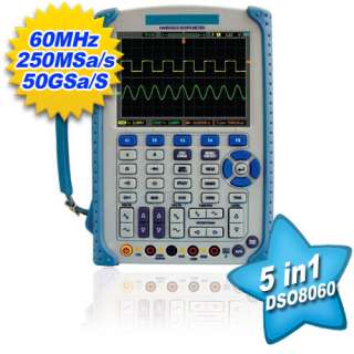 5in1 Handheld Oscilloscope Spectrum Analyzer DMM 60MHz  