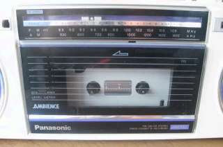 Vintage Panasonic MINI BOOMBOX RX F20 AM/FM Cassette Recorder Stereo 