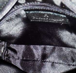 ETIENNE AIGNER Supple Black Leather Cross Body Messenger Bag Handbag 