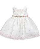 Macys   Cinderella Baby Girls Dress, Flower Embroidered customer 