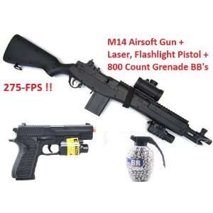  Eagle High Quality Spring Tactical M14 Assault Rifle FPS 275 Airsoft 