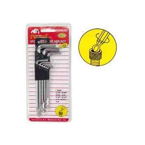  Ball End Allen Wrench Hex Key Set   9pc. SAE