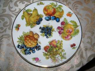 Formalities Baum Brothers Antique Fruit Porcelain Mint Plate FREE USA 