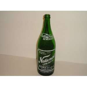  Antique Green National Beverage Bottle (11.5 Tall 