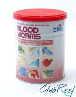 Blood Worms Betta/Discus Fish Food Hikari 1.76oz  