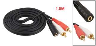Splitter 3.5mm Female to RCA Male Audio Adapter Cable  