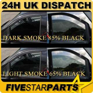 Car Window Tint 65% Dark Privacy Film Tinting Kit Black 6m x 75cm (19 