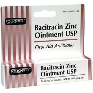  BACITRACIN ZINC OINTMENT FOUG 0.5 OZ: Health & Personal 