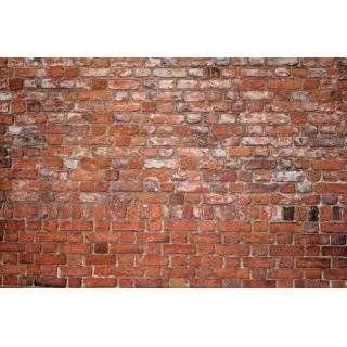 Grungy Red Brick Wall Texture / Background   72W x 48H   Peel and 