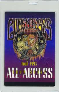 Unused ALL ACCESS laminated backstage pass for the GUNS N ROSES 1993 