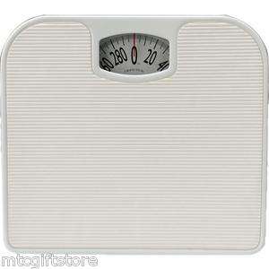 Analog Dial White Bathroom Scale Taylor Instruments # 10435  