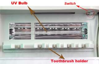 UV toothbrush sanitizer Sterilizer/Holder/Cleaner Box Bathroom