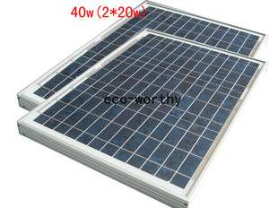 40W (2*20W) 12V solar panel for battery charger solar module, PV cells 