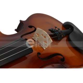 New 4/4 Natural Acoustic Violin + Case + Bow + Rosin  