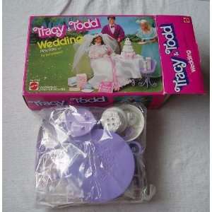  Barbie TRACY & TODD Wedding Play Paks Set 32 Pieces (1983 