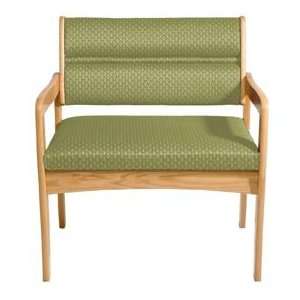  Bariatric Standard Leg Chair   Light Oak/Olive Arch 