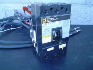 Square D Circuit Breaker Interruptor 600V 250A type KAAL 0W6129A 