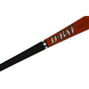  D Bat Pro Maple 73 Two Tone Baseball Bats BLACK/BURNT 