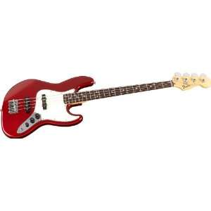  Fender Standard Jazz Bass Guitar Candy Apple Red Rosewood 