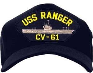 NAVY CARRIER USS RANGER CV 61 DECOM USA MADE HAT CAP  