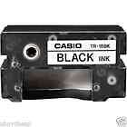 NEW CASIO TR 18BK Casio Black Ink Ribbon Tape   Thermal