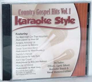 Country Gospel Hits V1 V2 V3 Christian Karaoke NEW CD+G  