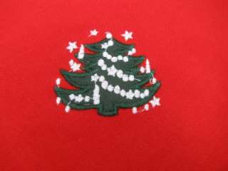 New Waechtersbach Embroidered Christmas Tree Napkins 4  