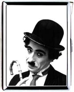 Charlie Chaplin Cigarette Case Cases Holder Lighter  