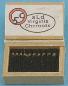 Dollhouse Miniature Box of Cigars  