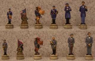 Chess Set Pieces American Civil War NIB  