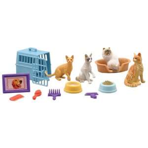  My Best Friend Cat Playset with Blue Carrier and 