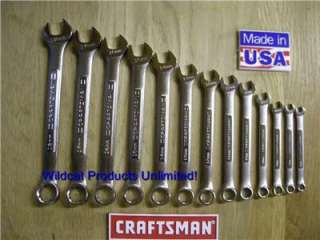 Craftsman 13 Piece Metric Combination wrench set   12 Point *  