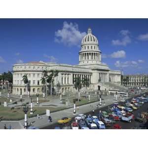 Building (Capitol), Centro Havana, Havana, Cuba, West Indies, Central 