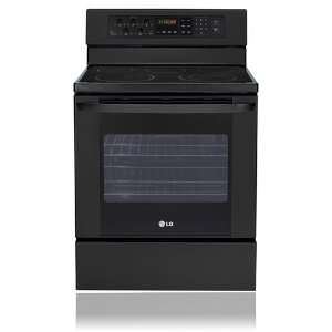   Oven with Ceramic Glass Cooktop with Smooth Touch Contro Appliances