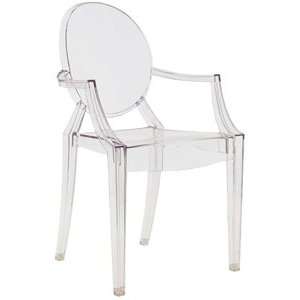 Louis Ghost Chair by Kartell   Glossy Black 