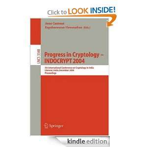   Cryptology in India, Chennai, India, December 20 22, 2004, Proceedings